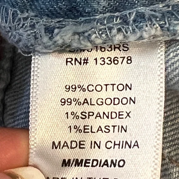 Love Tree Light Blue Denim Overalls - Picture 6 of 7